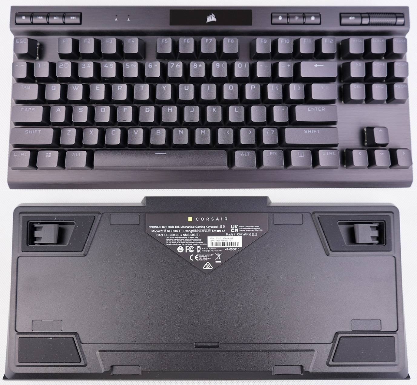 Keyboard Mekanik Seri Corsair K70 RGB TKL Champion
