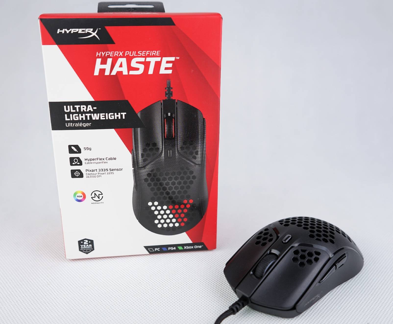 Mouse Gaming HyperX Pulsefire Haste RGB
