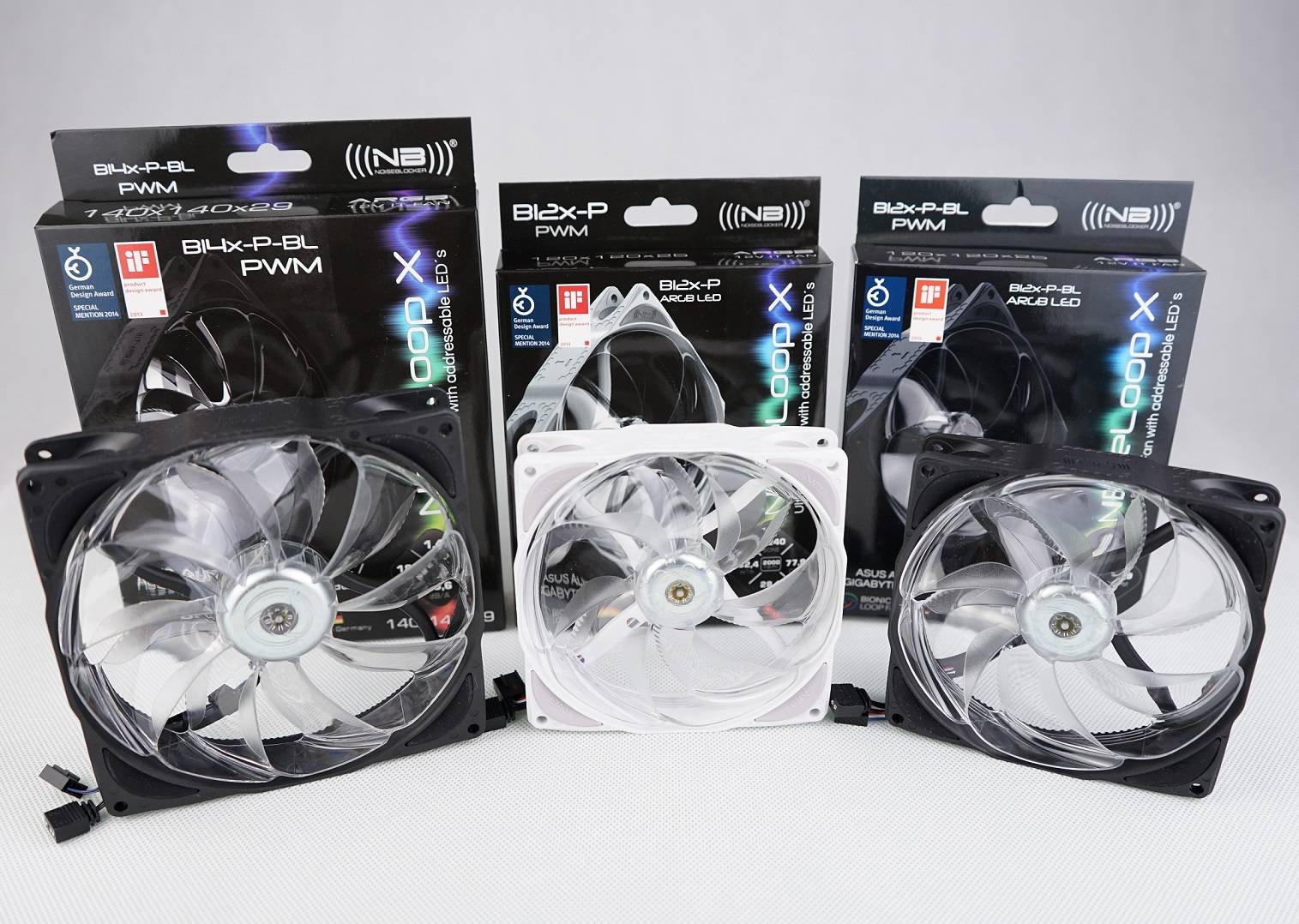 Noiseblocker NB-eLoop X B12X-P & B14X-P Fans