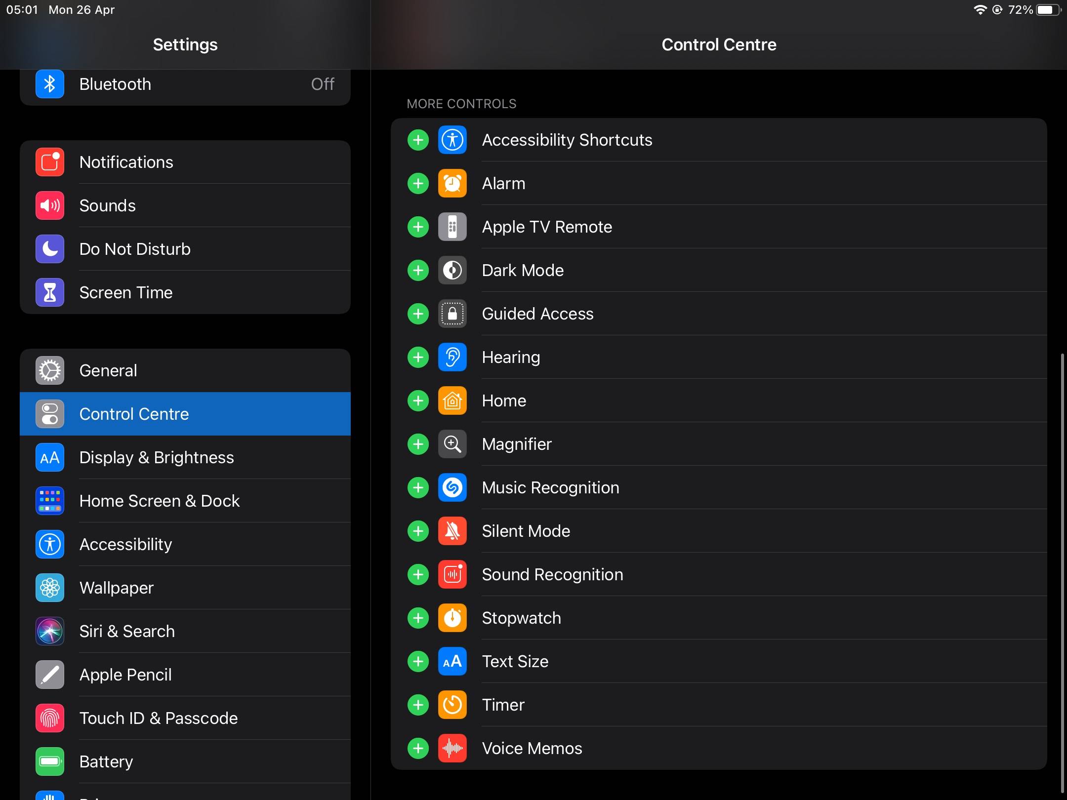 Apple iOS 14 and iPadOS 14 Control Centre