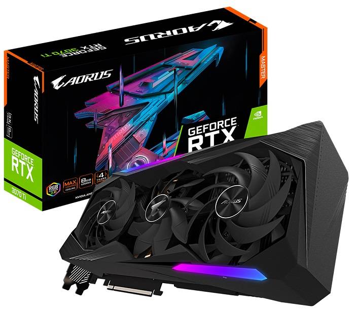 GIGABYTE AORUS GeForce RTX 3070 Ti MASTER 8G