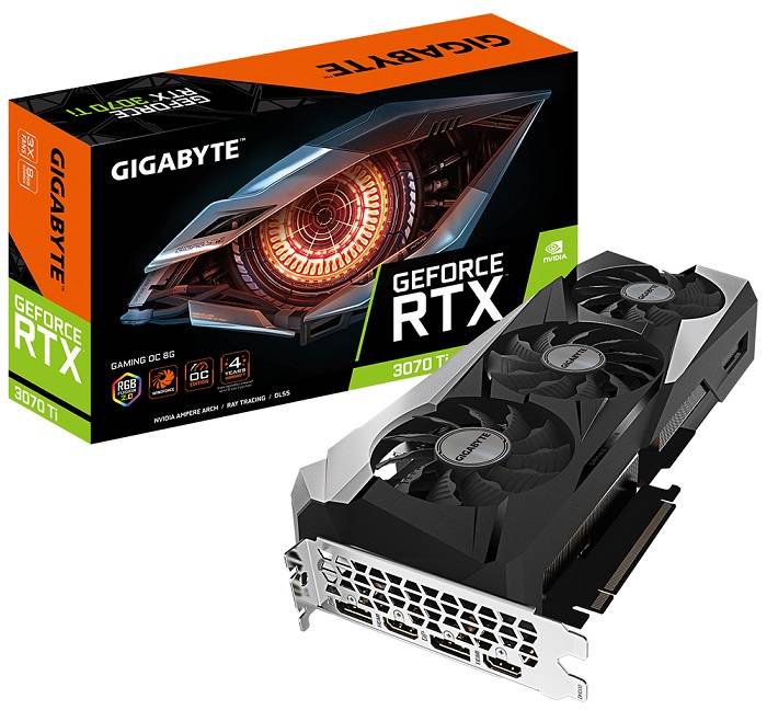 GIGABYTE GeForce RTX 3070 Ti GAMING OC 8G