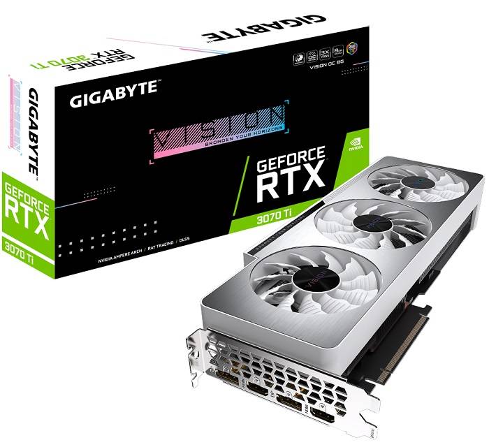 GIGABYTE GeForce RTX 3070 Ti VISION OC 8G