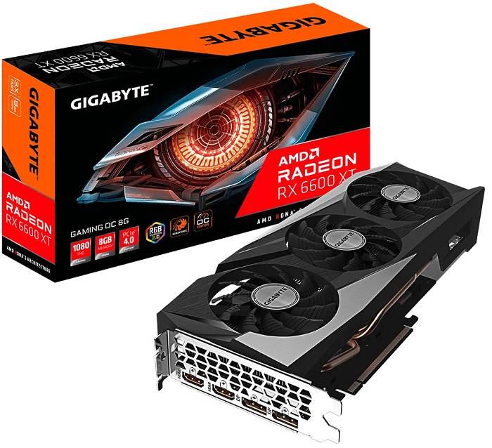 GIGABYTE Radeon RX 6600 XT GAMING OC 8G