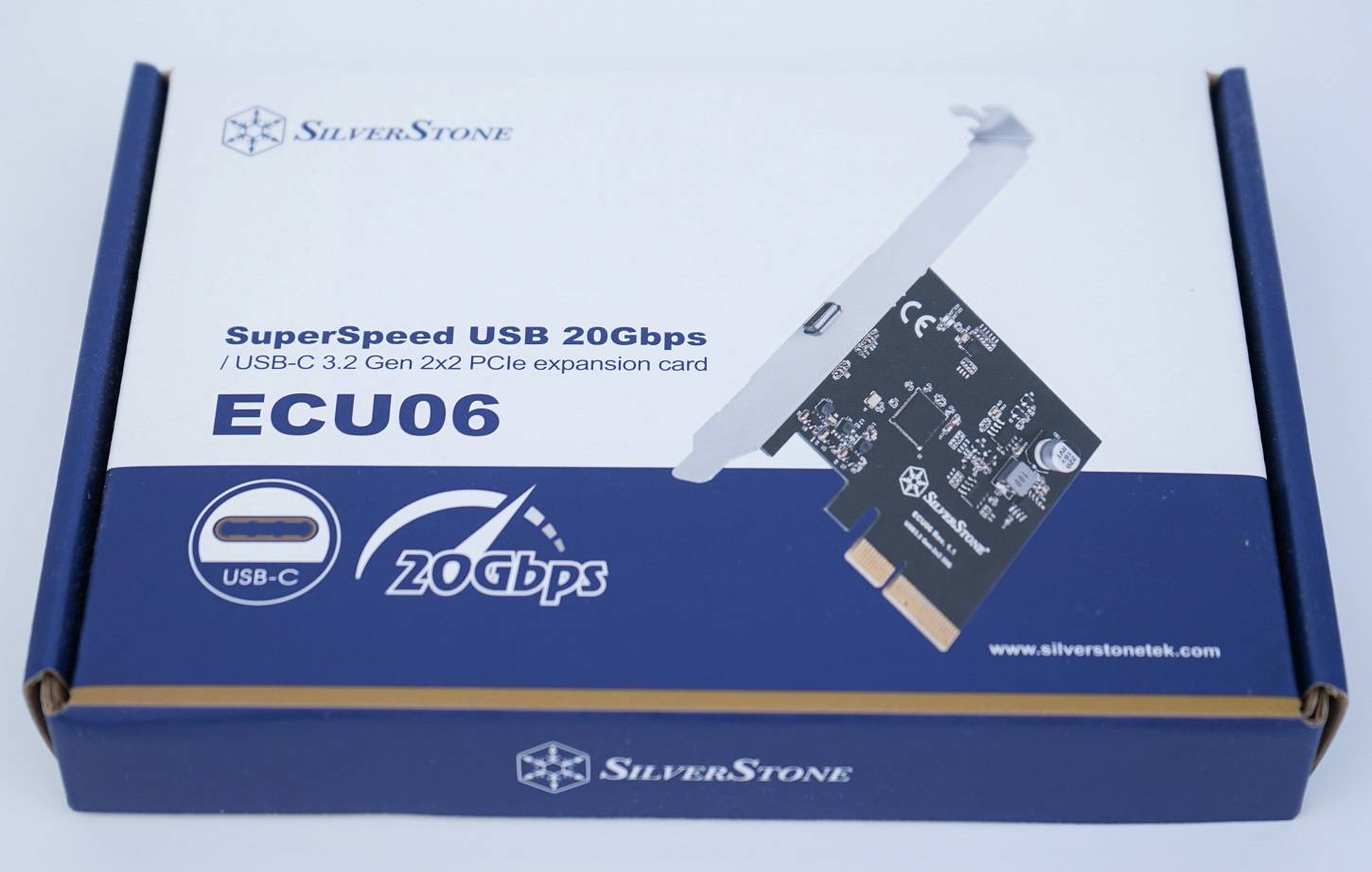 Kartu Ekspansi PCIe SilverStone ECU06 USB 3.2 Gen2x2