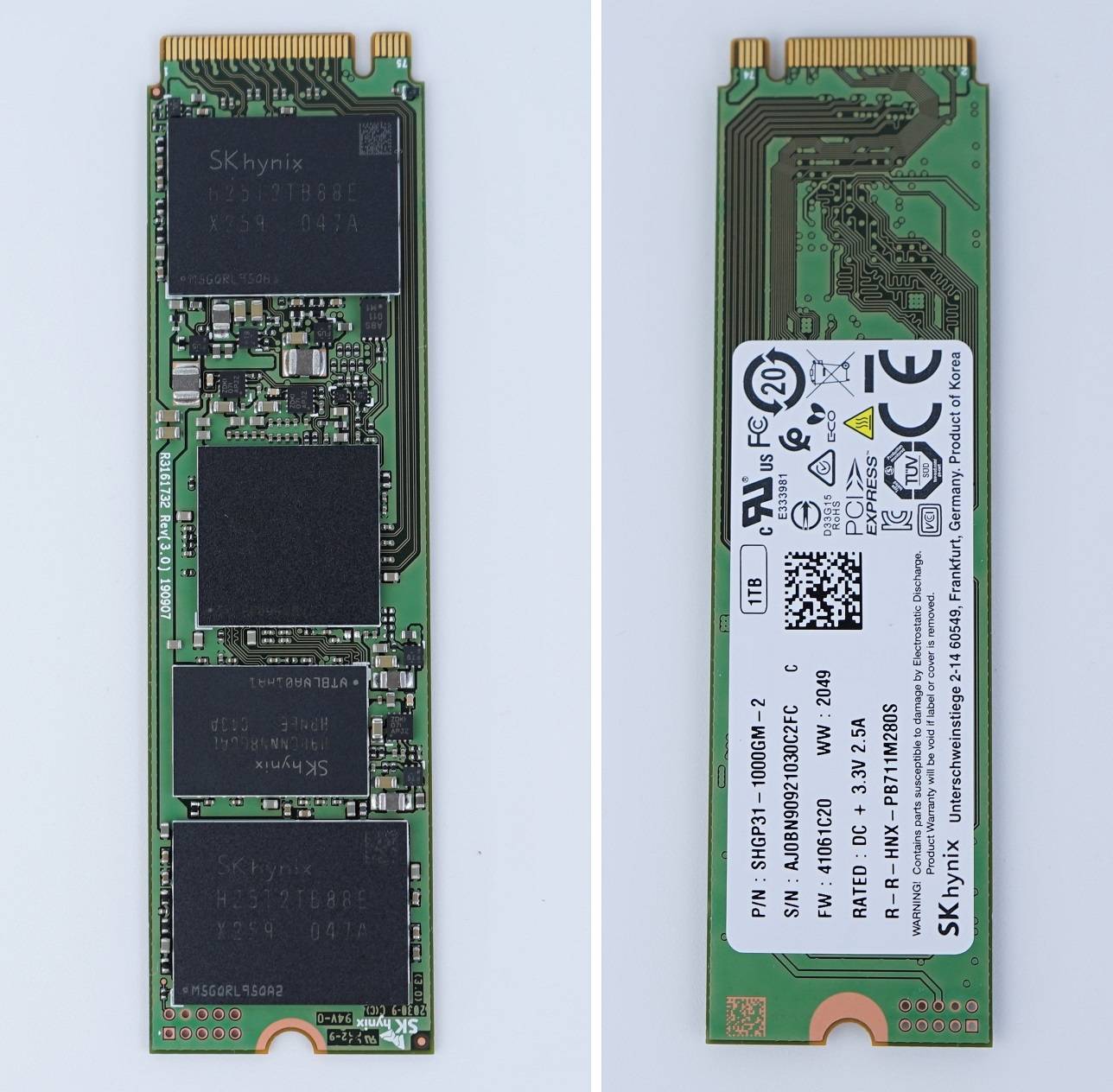 SK hynix Gold P31 PCIe NVMe SSD