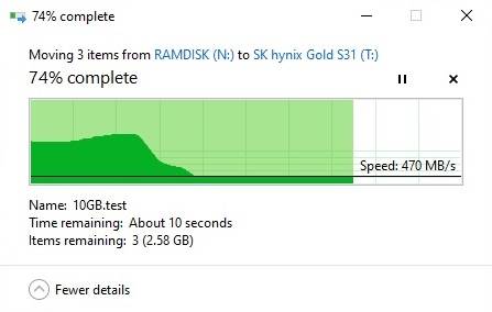 SK hynix Gold S31 SATA SSD