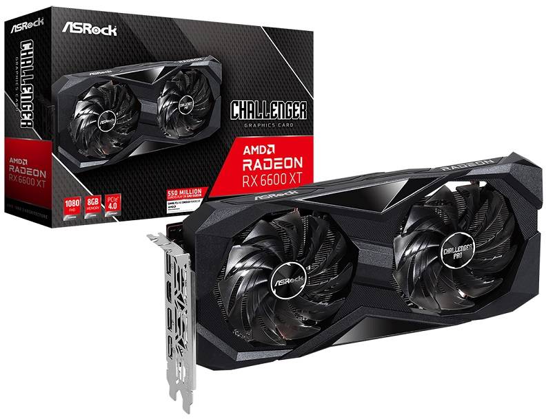 ASRock Radeon RX 6600 XT Challenger D 8GB OC