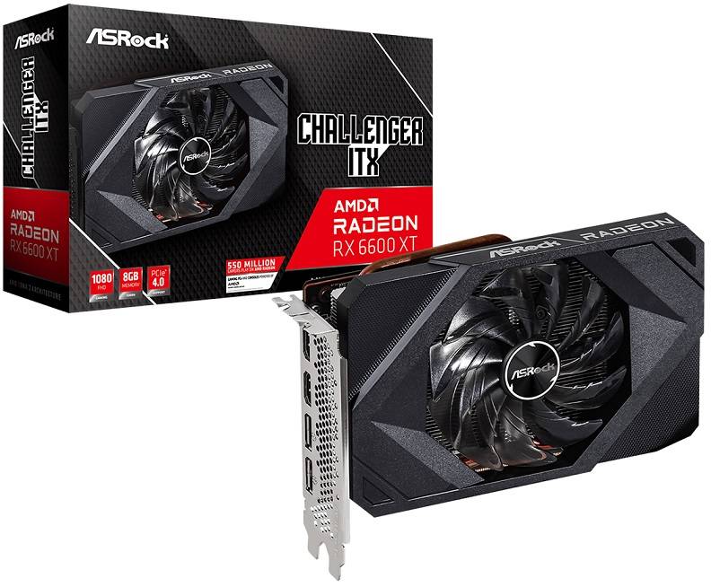 ASRock Radeon RX 6600 XT Challenger ITX 8GB