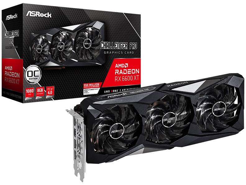 ASRock Radeon RX 6600 XT Challenger Pro 8GB OC