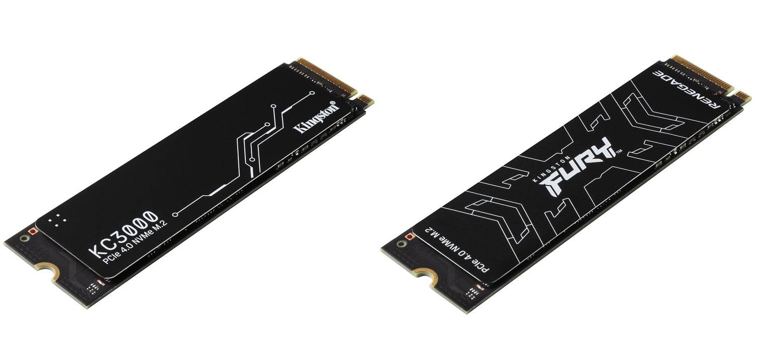 Kingston KC3000 and FURY Renegade PCIe 4.0 NVMe SSDs