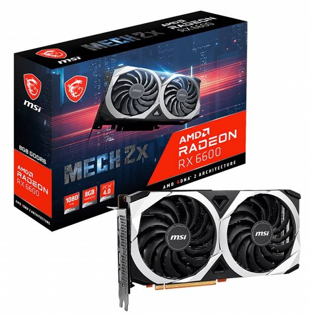 MSI Radeon RX 6600 MECH 2X 8G