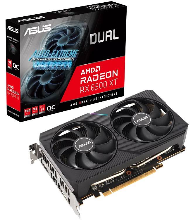 ASUS Dual Radeon RX 6500 XT OC