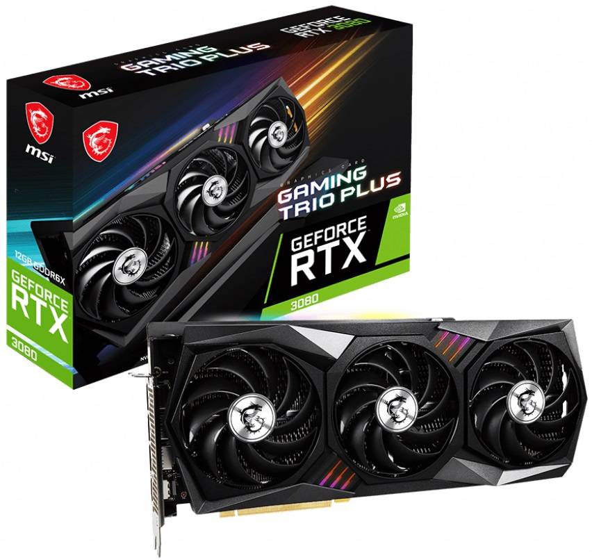 MSI GeForce RTX 3080 GAMING TRIO PLUS 12G LHR