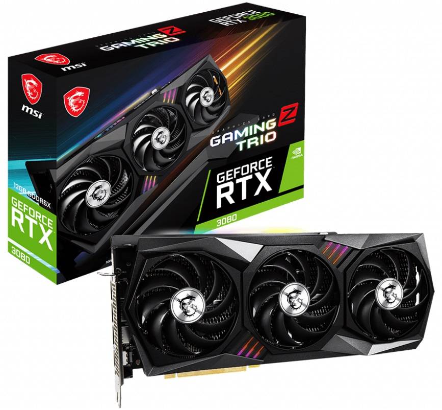 MSI GeForce RTX 3080 GAMING Z TRIO 12G LHR