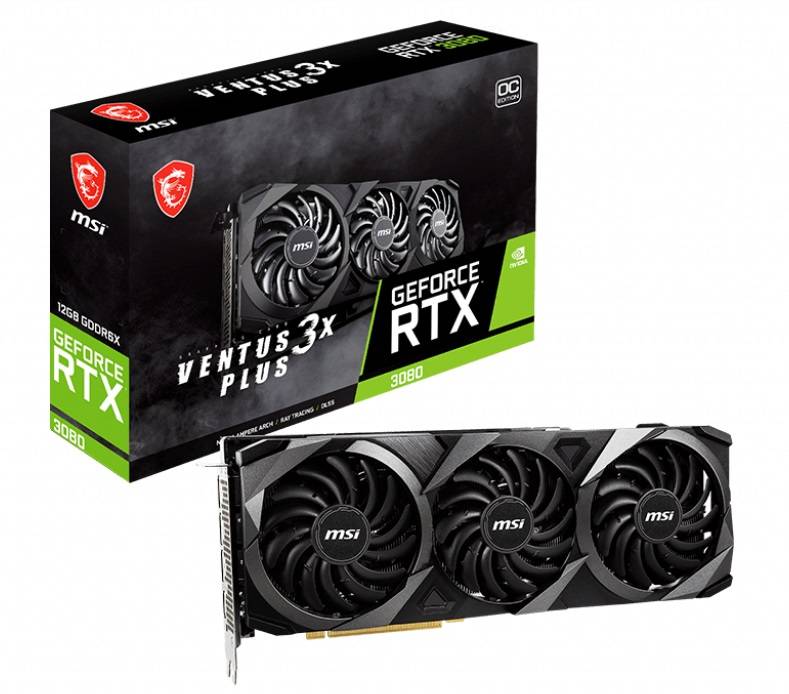 MSI GeForce RTX 3080 VENTUS 3X PLUS 12G OC LHR