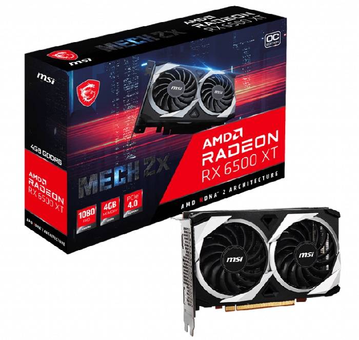 MSI Radeon RX 6500 XT MECH 2X OC