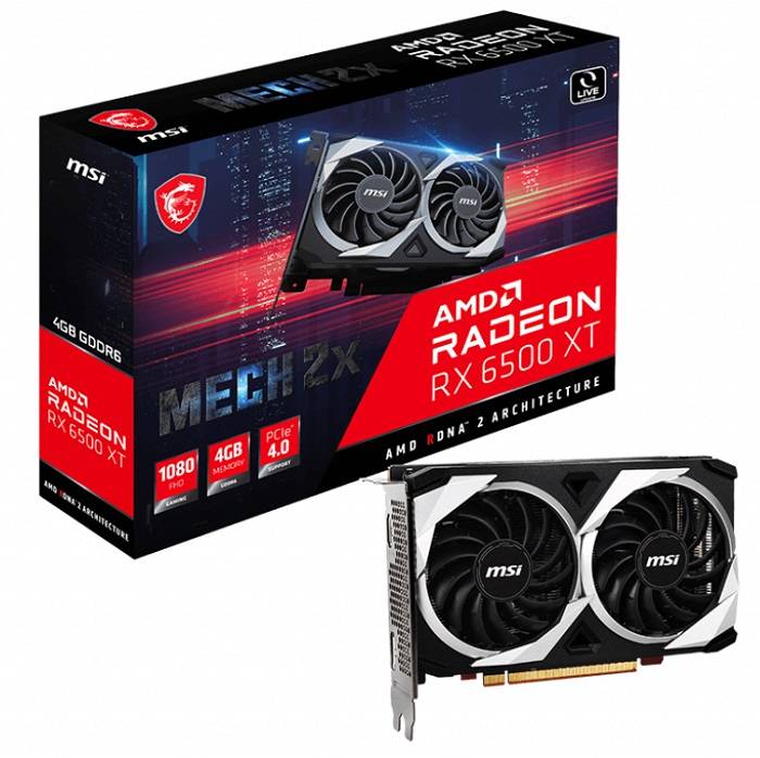 MSI Radeon RX 6500 XT MECH 2X