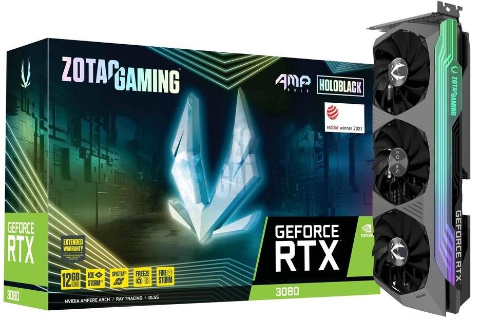 ZOTAC GeForce RTX 3080 AMP Holo LHR 12GB