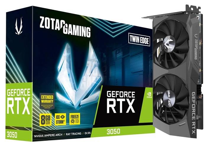 ZOTAC GeForce RTX 3050 Twin Edge