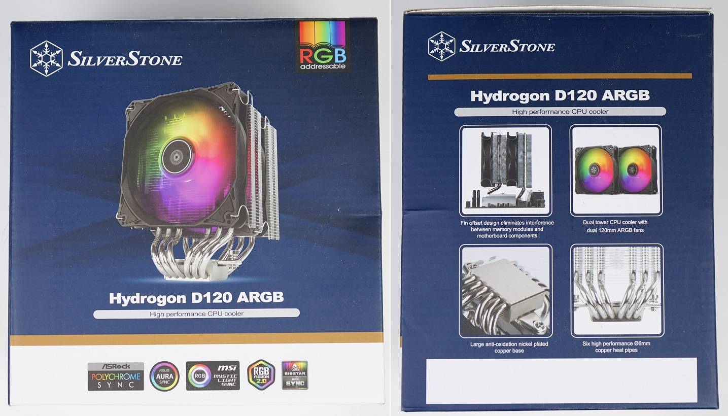 SilverStone Hydrogon D120 ARGB CPU Cooler