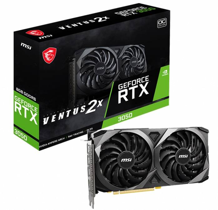 MSI GeForce RTX 3050 VENTUS 2X 8G OC