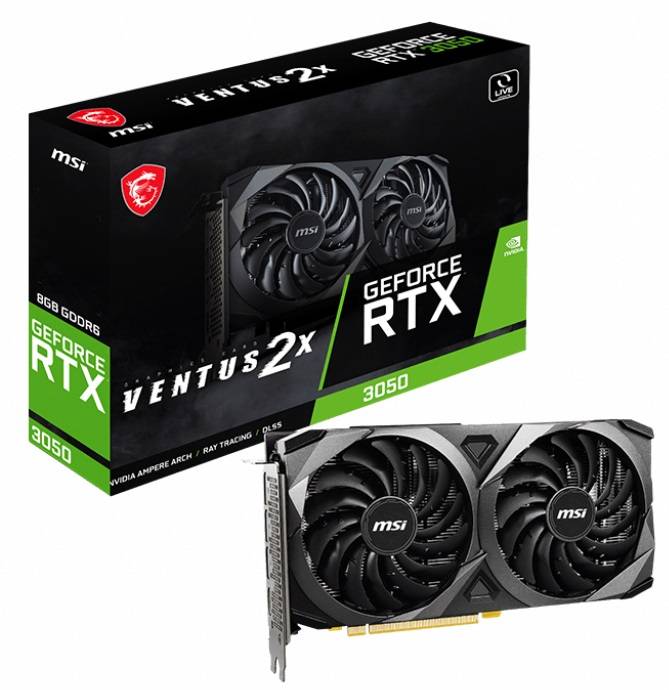 MSI GeForce RTX 3050 VENTUS 2X 8G