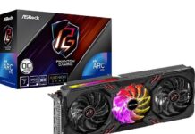 ASRock Arc A770 Phantom Gaming D 8GB OC Specifications ASRock Arc A770 Phantom Gaming D 8GB OC