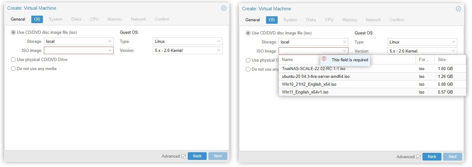 Proxmox VE 7 Virtual Machine