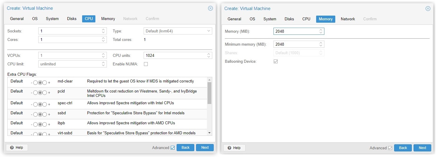 Proxmox VE 7 Virtual Machine