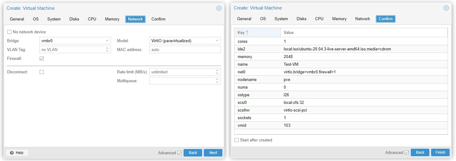 Proxmox VE 7 Virtual Machine