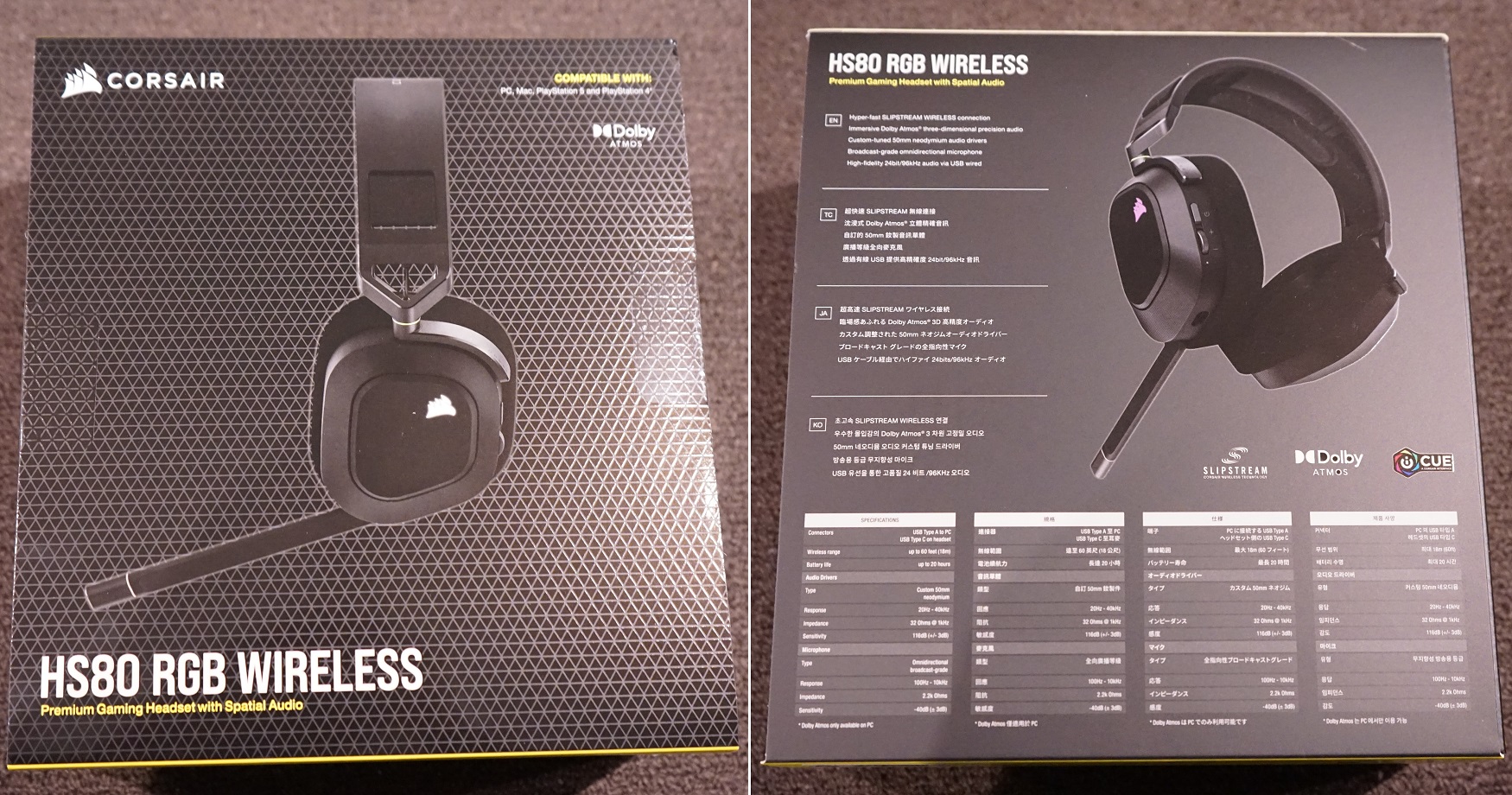 Corsair HS80 RGB Wireless Gaming Headset