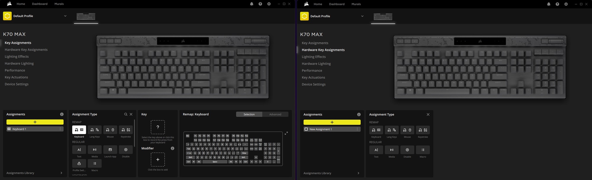 Corsair K70 MAX RGB Mechanical Keyboard